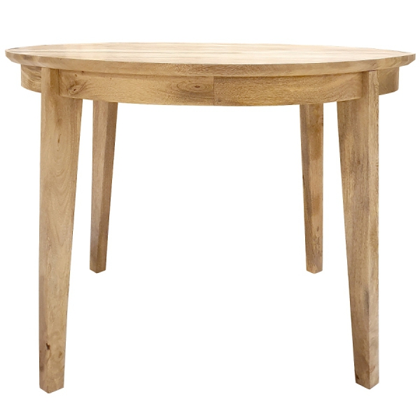 Ausziehbarer Tisch aus natürlichem Mangoholz