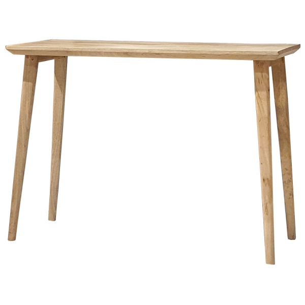 Konsole 120 cm im klassischen Stil aus Mangoholz NATURAL