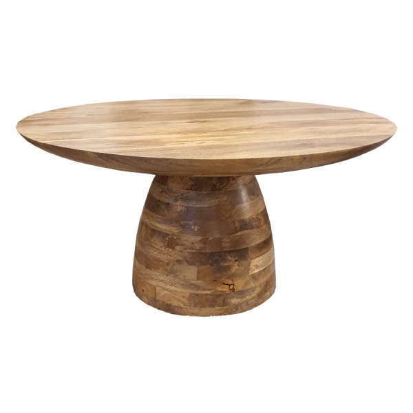 Moderner Couchtisch TOKIO aus Mangoholz in der Farbe NATURAL