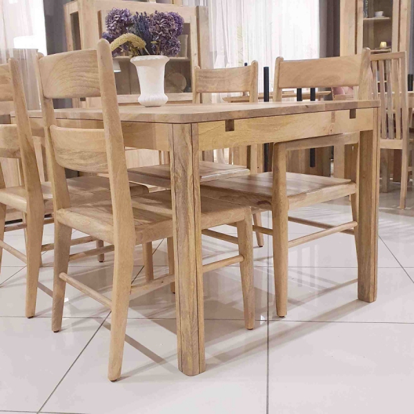 MILANO ausziehbarer Holztisch 180x100 cm mit Mango in der Farbe NATUR