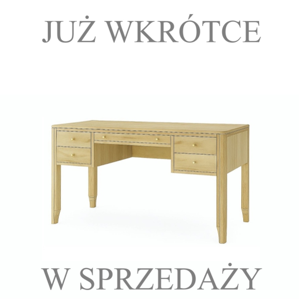 Schreibtisch MILANO 140 cm aus Mangoholz in der Farbe NATUR
