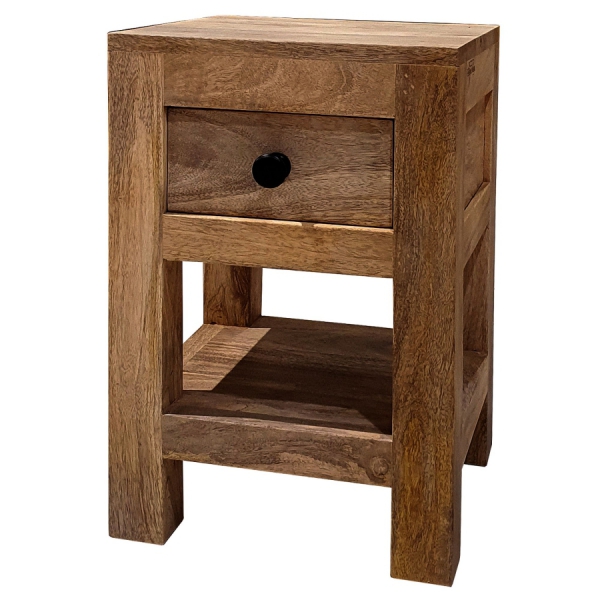 Kleiner Tisch, Blumenständer aus Mangoholz