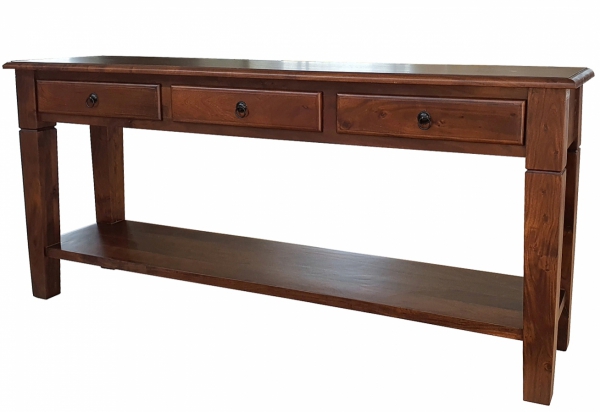 Klassieke langwerpige console 170 cm gemaakt van acacia