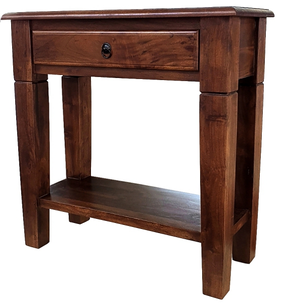 Klassieke bruine console van 80 cm