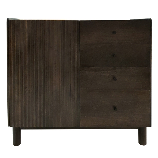 Kommode 100 cm GENEVA aus Mangoholz TOFFI