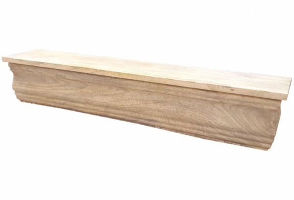 Decoratieve plank van licht mangohout, 80 cm