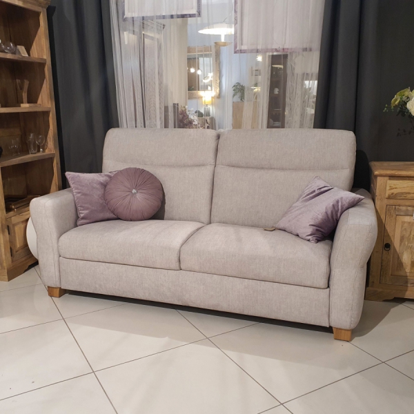 EKLIPSO BB200 sofa with sleeping function, beige velor - CURRENTLY AVAILABLE