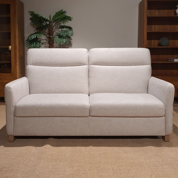 EKLIPSO BB200 sofa with sleeping function, beige velor - CURRENTLY AVAILABLE