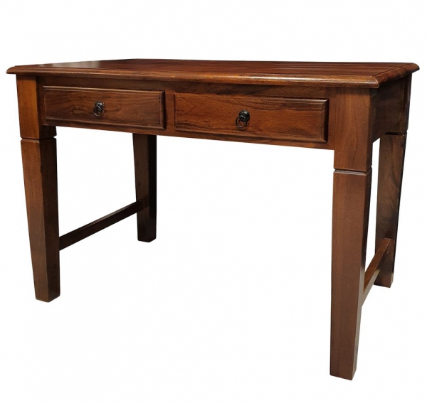 Klassiek houten bureau - tafel met acacia lades