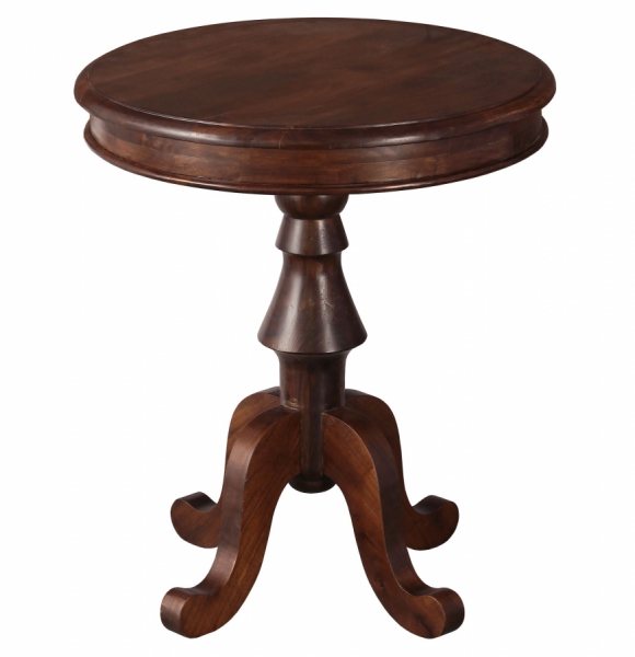 Houten ronde salontafel