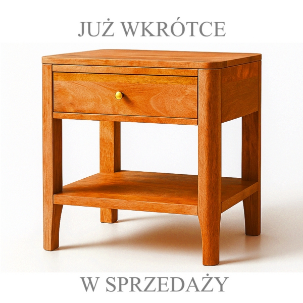 MILANO Couchtisch aus Akazieholz 50X50 cm im Farbton AMBER